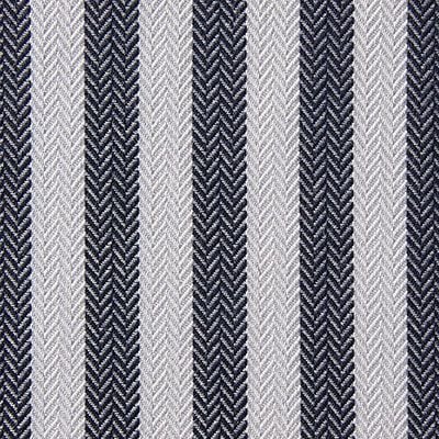 A106 Thin Stripes Blue Navy White Piping Blue